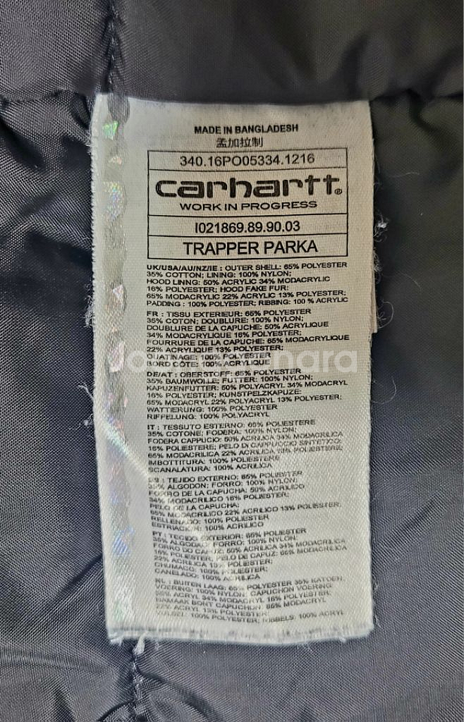 칼하트 carhartt 웰론소재 야상패딩 남L 여XL--7