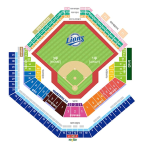 플레이오프 2차전 3연석 삼성 라이온즈 vs LG 엘지