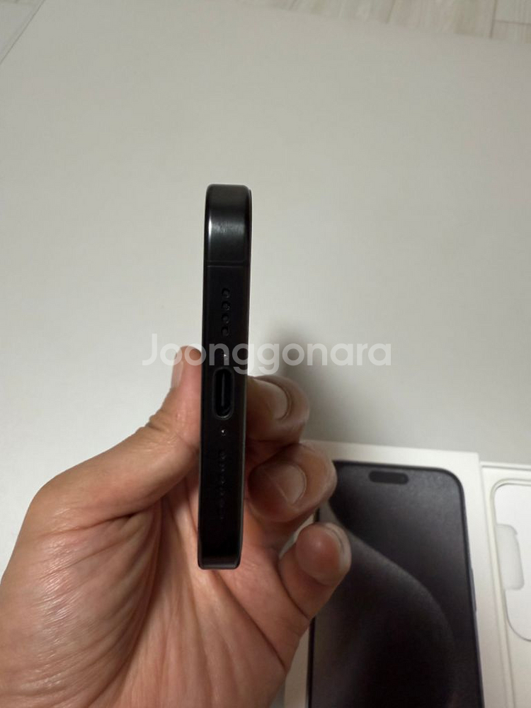아이폰15프로맥스 512GB 블랙 자급제(애플케어O--5