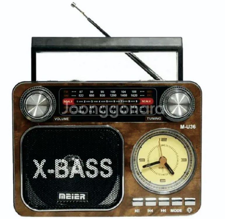 레트로 시계 블루투스 효도라디오 M-36BT--1