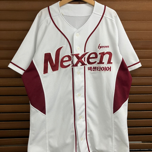 2XL KBO 키움 넥센 히어로즈 홈 유니폼 야구져지