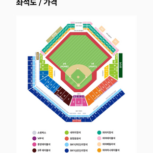 플레이오프 2차전 3루 SKY지정석 통로 4연석