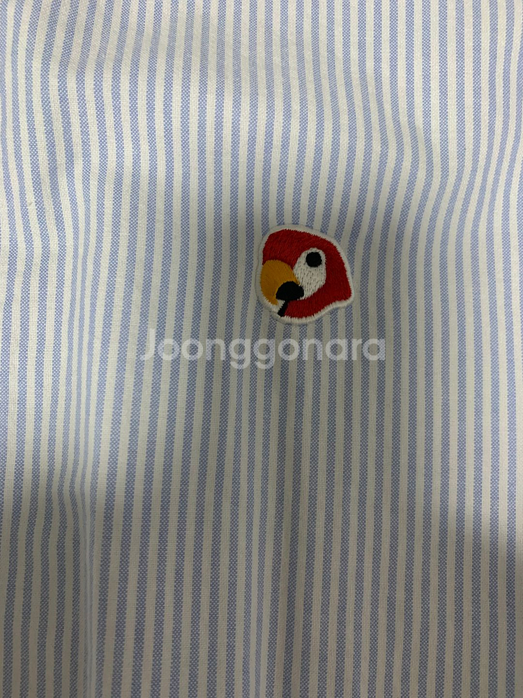 [새상품]라이풀 브랜드내 칸코 브랜드 스트라이프면남방--4