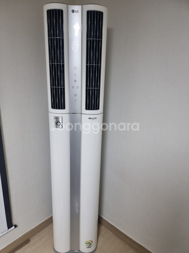 1등급 LG 휘센 듀얼 인버터 스탠드 에어컨 + 실외기--1