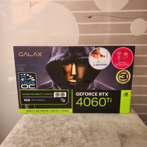 [미개봉] GALAX 지포스 RTX 4060 Ti OC