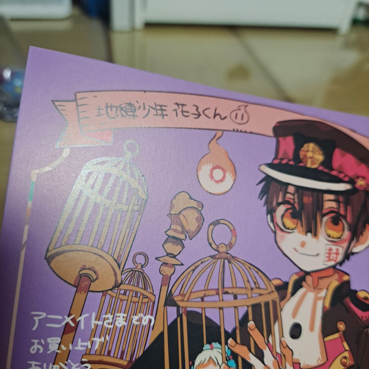 지박소년 하나코군 지하군 애니메이트 11권 색지--3