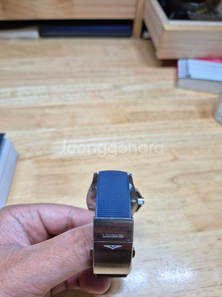 론진 하이드로콘퀘스트 세라믹 신형 오토 41mm 청판--7
