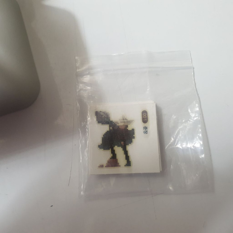 산나비 구형 신형 철호패 틴케이스 스티커 이미지