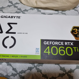 기가바이트 RTX 4060ti aero