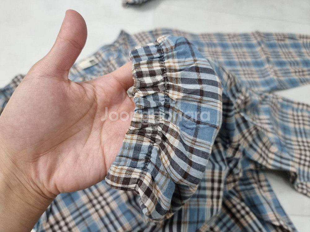 마드라스 체크 파자마 여성 파자마 새상품--4