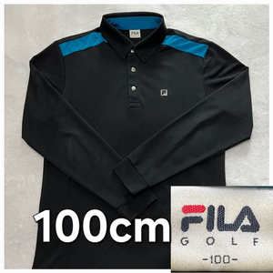 남성 FILA 긴팔 봄 가을 겨울 골프 셔츠 100cm