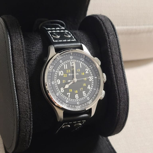 부로바 type A-15 pilot 파일럿 시계 gmt