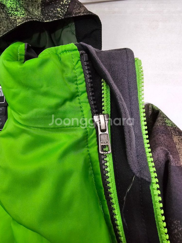 노스페이스 키즈 바람막이 (내피포함) 구스다운점퍼 사이--5