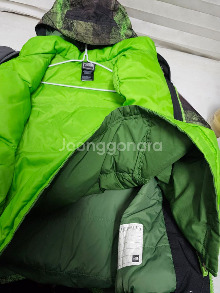 노스페이스 키즈 바람막이 (내피포함) 구스다운점퍼 사이--6