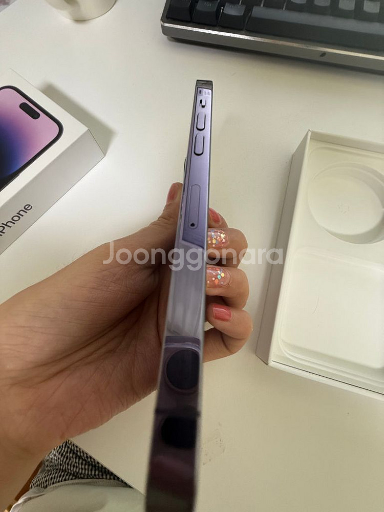 아이폰14프로 128g 딥퍼플--5