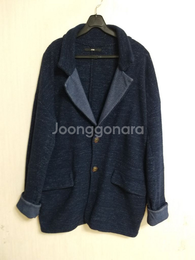 남성 시스템 울.면 니트자켓 (스판.105)--1