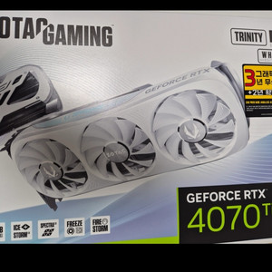 RTX 4070Ti Trinity OC 12g 화이트