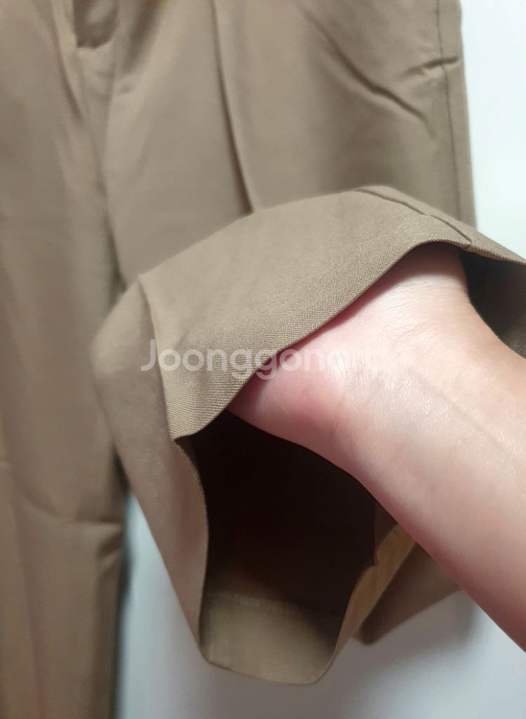 진베이지 여성 슬랙스 L--3