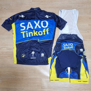 정품 Saxo-Tinkoff 프로팀 빕숏, 져지 세트