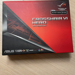 ASUS CROSSHAIR VI HERO X370마더보