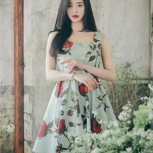 밀크코코아 1156 Red rose dress