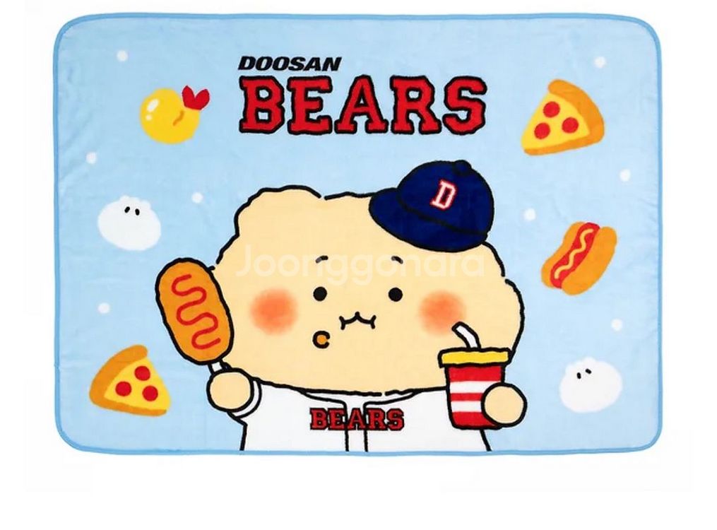두산베어스 망곰 담요--1