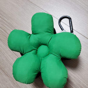 Padded Flower Keyring_Green 판매