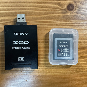 소니 Sony xqd 메모리 128gb + 리더기