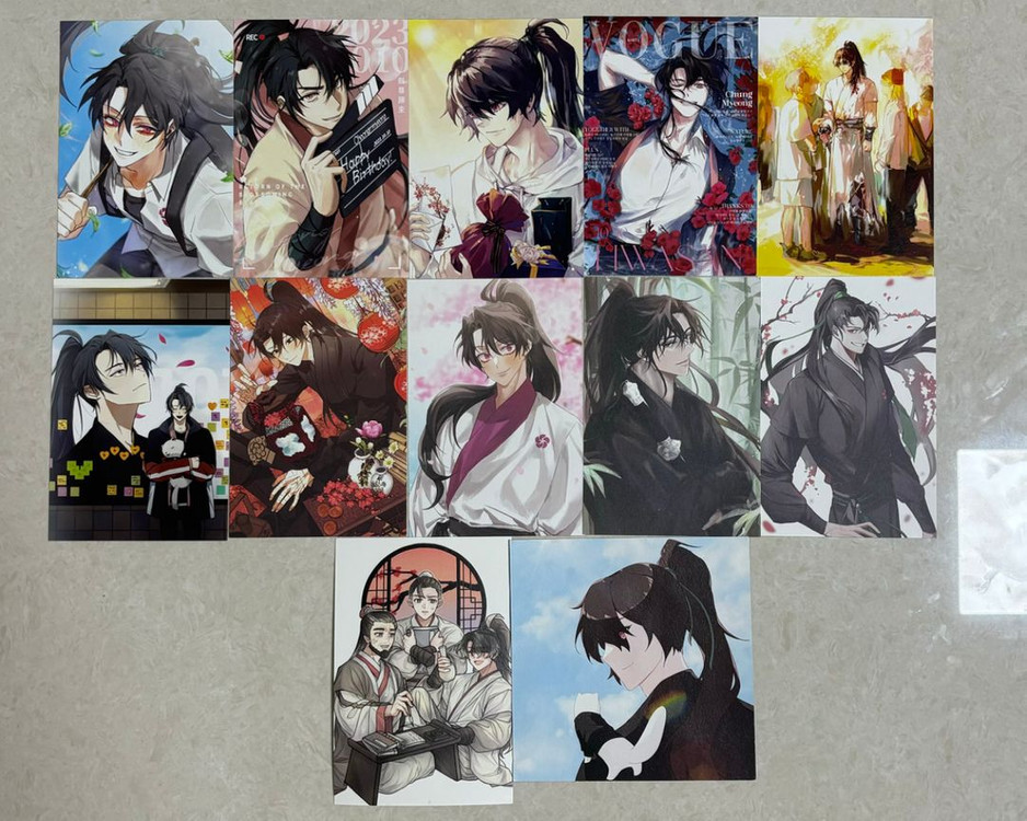 화산귀환 굿즈 처분 화귀 프박 엽서 생카 비공굿 지류 이미지