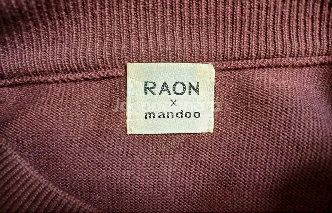RAON 라온 남성 니트 긴팔티--3