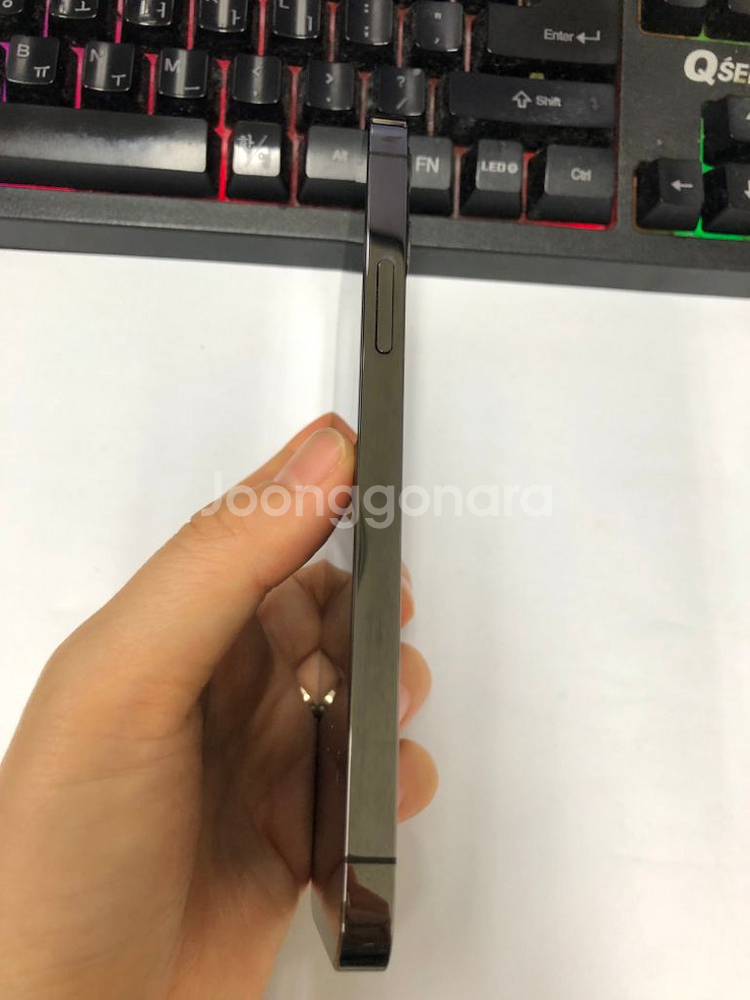아이폰12프로 그래파이트 SSS급 256G 배터리100--6
