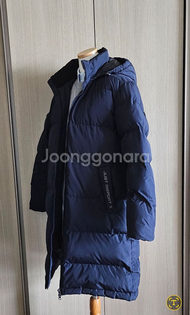 (드라이클리닝완료)인천하늘고 교복 겨울 오리털패딩 90--4