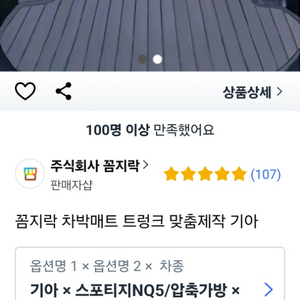 꼼지락 차박매트 스포티지 NQ5