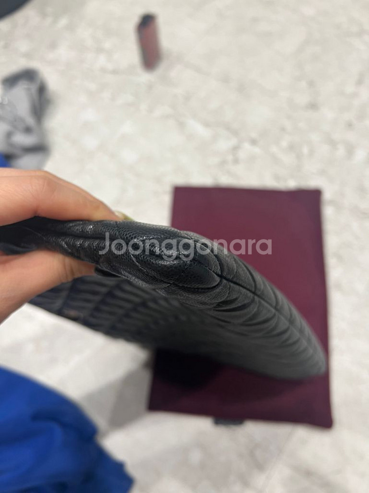 샤넬 클러치 라지 캐비어 금장 30번대 정품!풀박스--9