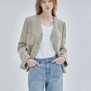 닐바이피 tweed crop jacket