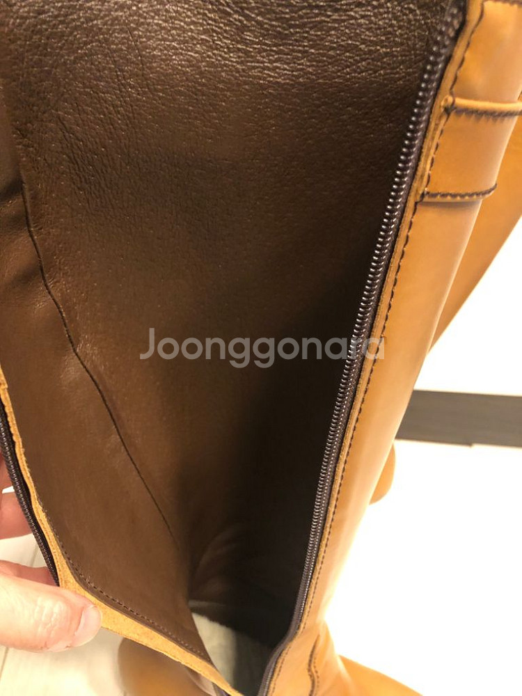 여성 롱부츠 (240/ 8센티/ 브라운)--5