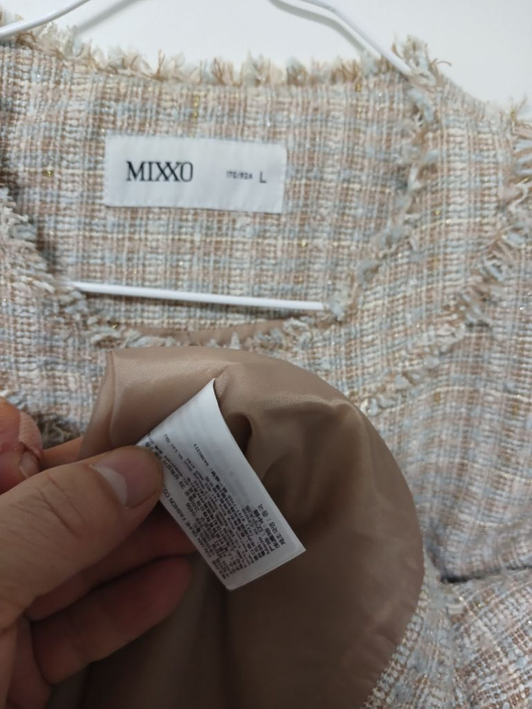 여성 미쏘 봄.가을 간절기 트위드자켓 (100)--5