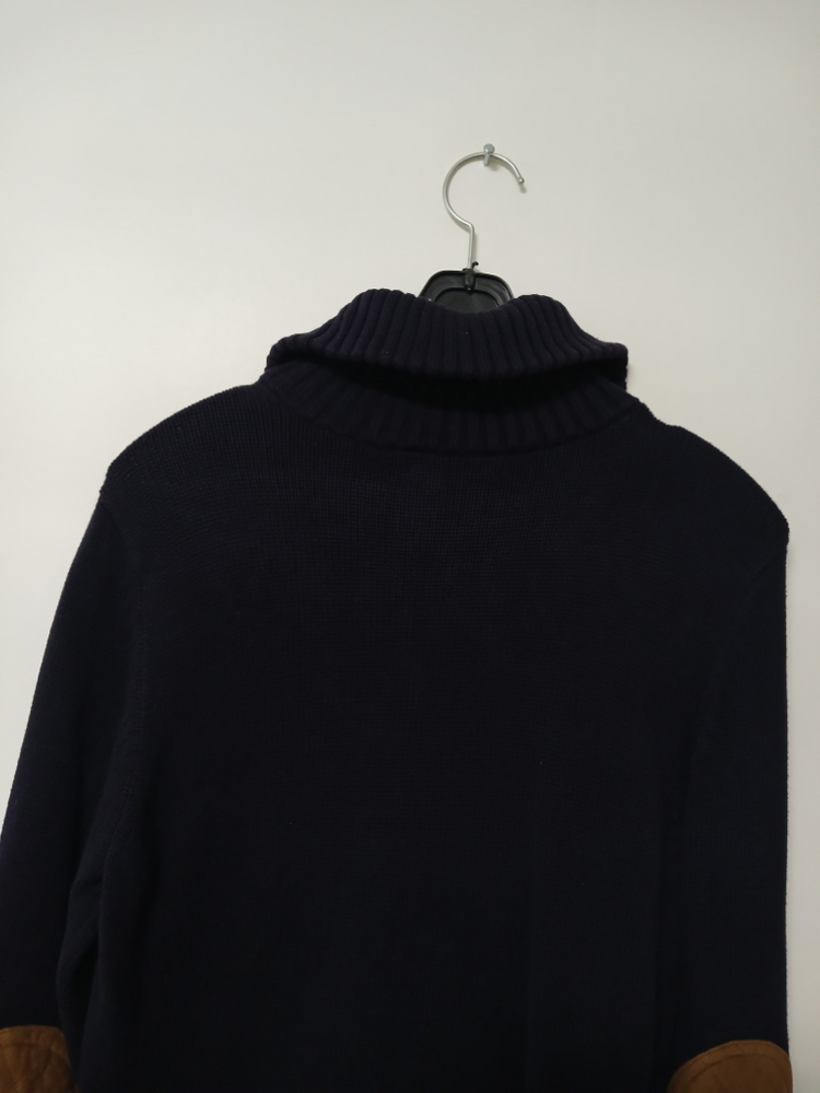 여성 랄프로렌 면집업 가디건 (네이비.95)--7