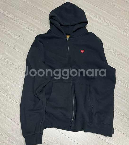 휴먼메이드 후드집업 XXL 정품 새상품--1