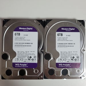 WD HDD 6TB 퍼플