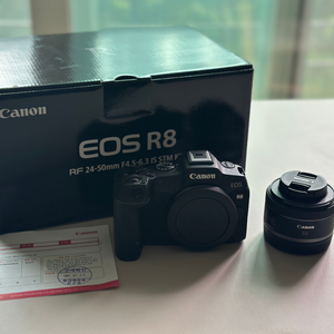 캐논 eos r8 + rf 50mm 단렌즈 세트