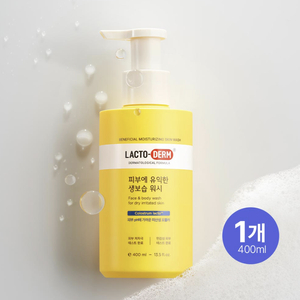 [새상품] 락토덤 피부에 유익한 생보습 워시 400ml