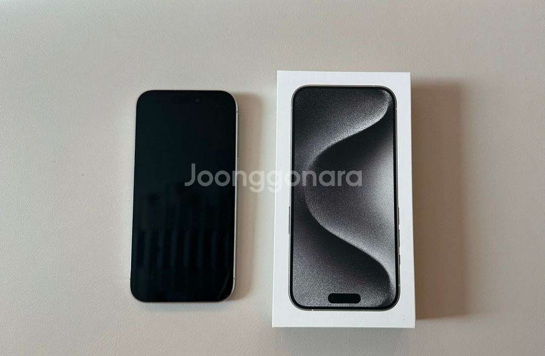 아이폰15pro 256 화이트--1