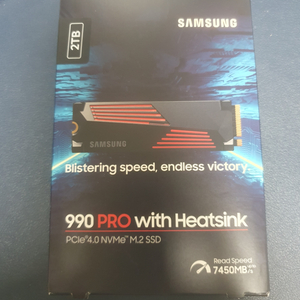 삼성 990 pro 히트싱크 M.2 NVMe (2TB)