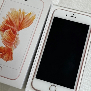 아이폰 희귀폰 iphone 6s 로즈골드 교신가능