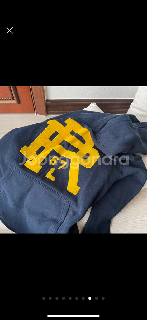 폴로 아동 네이비 후드티 m(10~12세)--5