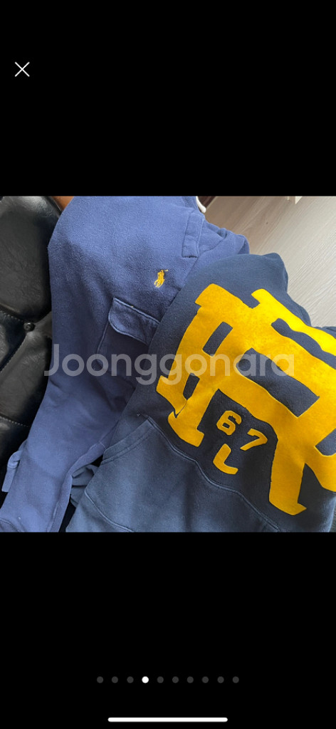 폴로 아동 네이비 후드티 m(10~12세)--7