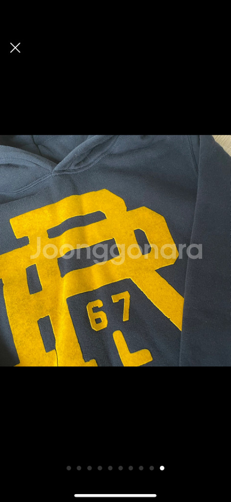 폴로 아동 네이비 후드티 m(10~12세)--8