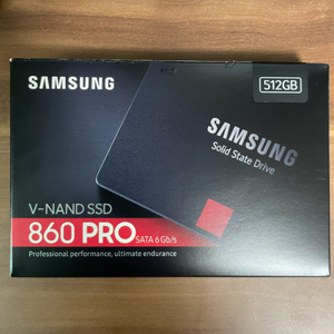 삼섬 860pro v-nand ssd 512gb