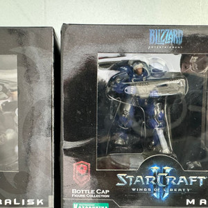 스타크래프트 보틀캡 피규어 2세트 6개 일괄